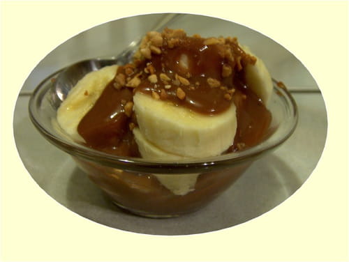 Bananes sauce Carambar
