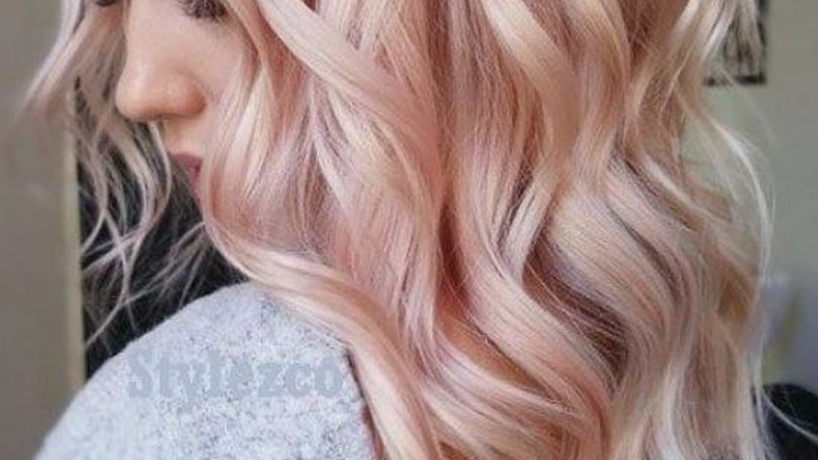 Reflets rose gold discrets