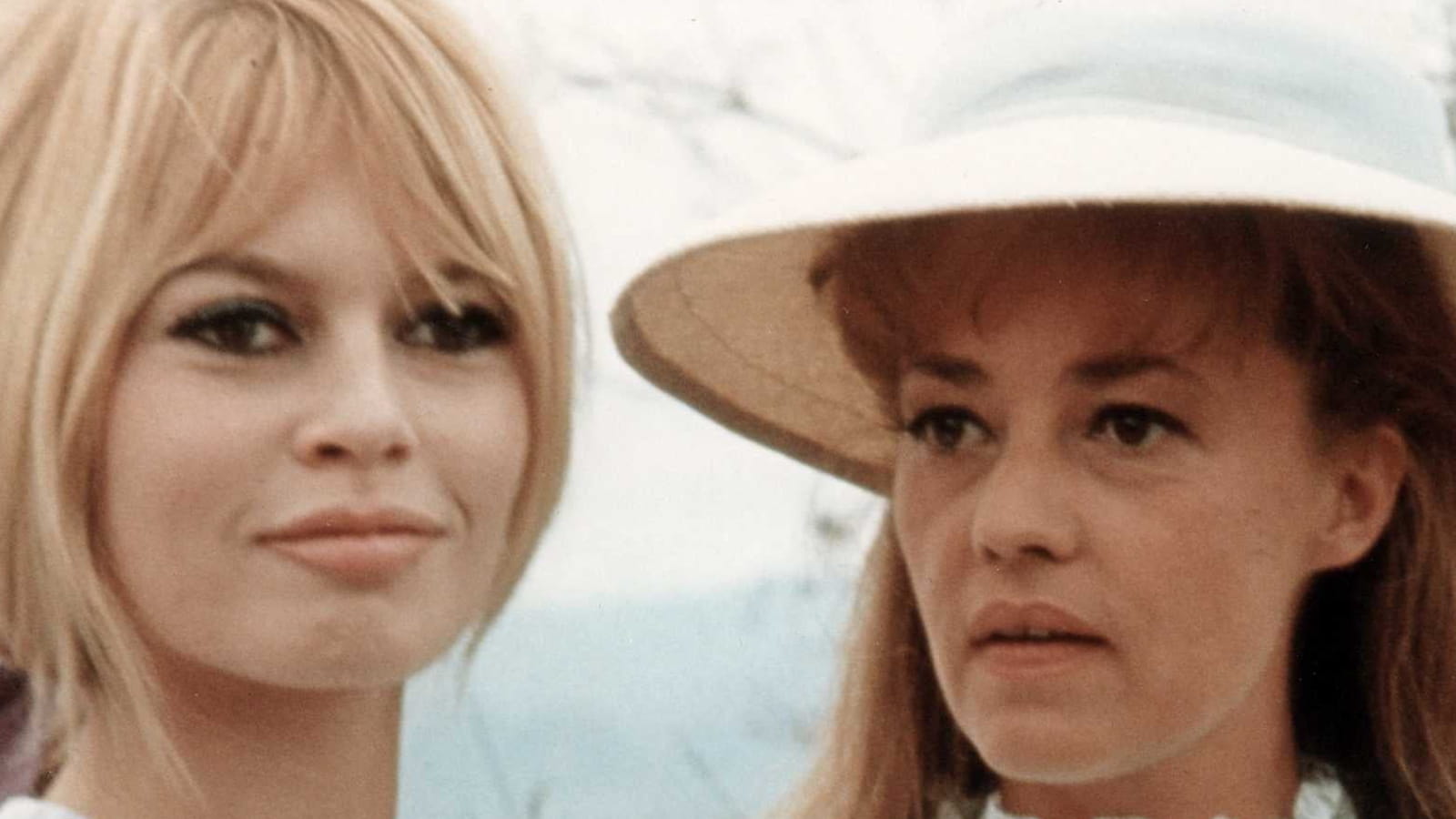 Jeanne Moreau et Brigitte Bardot