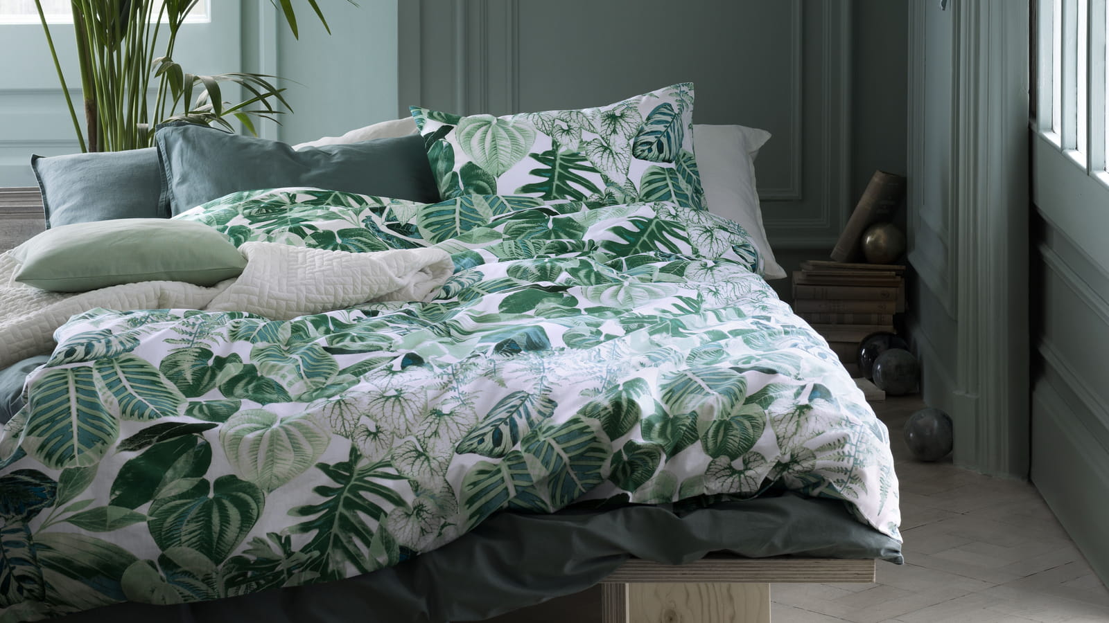 Parure de couette tropicale par H&M