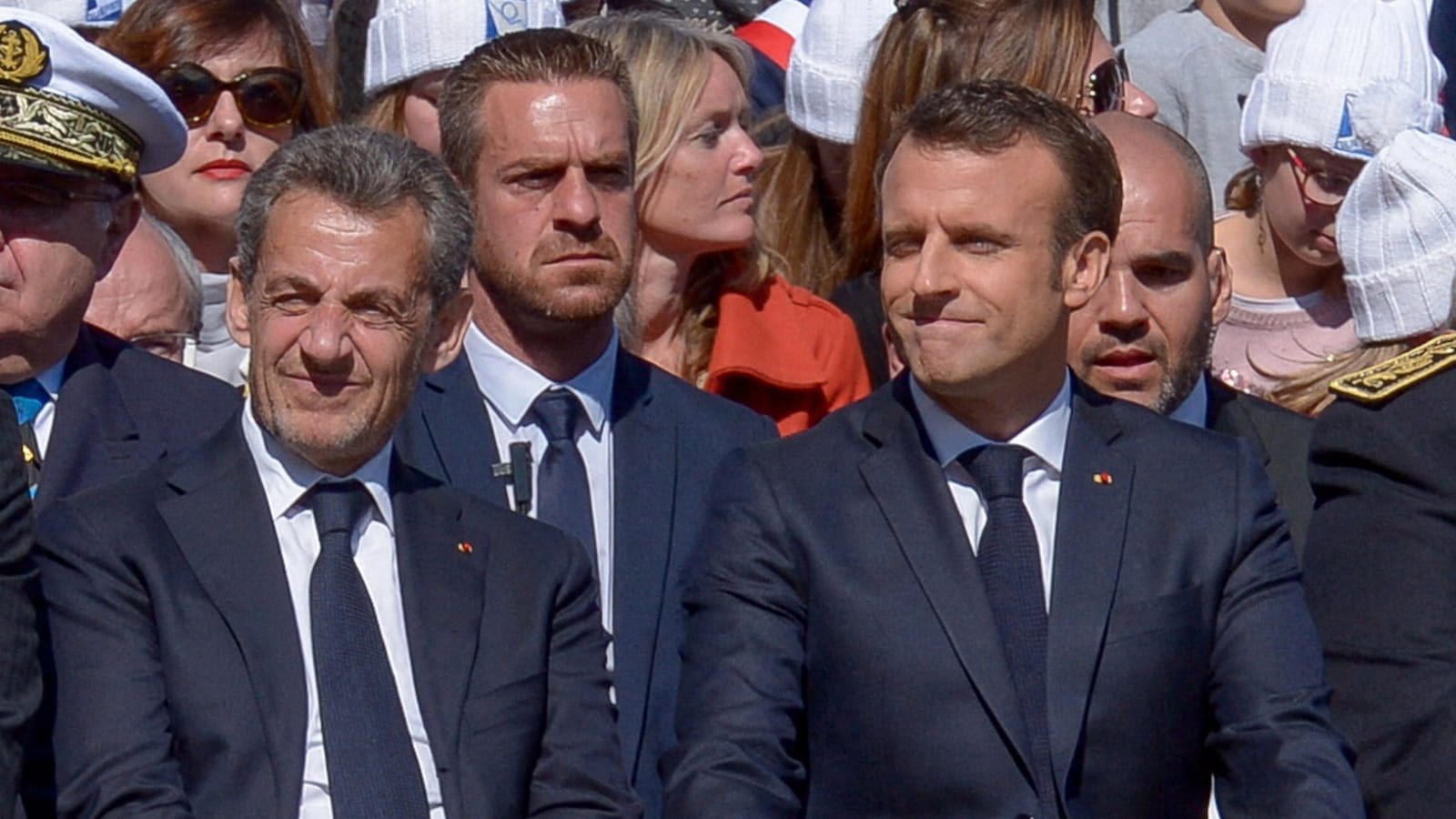 Nicolas Sarkozy et Emmanuel Macron