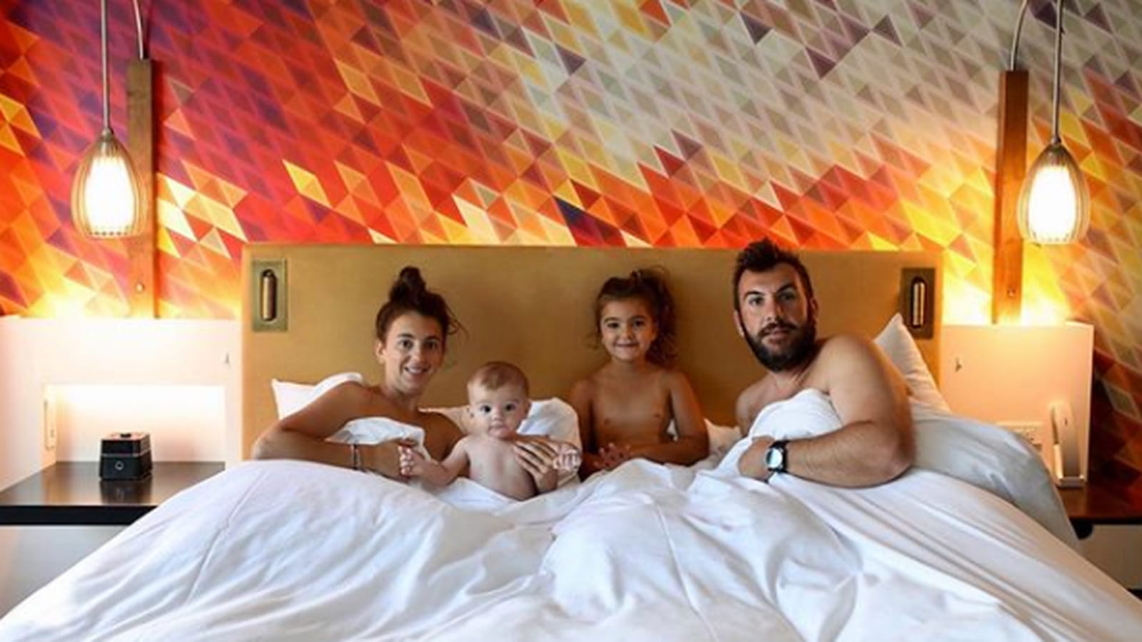 Ludivine Ournac, Léon Ournac, Capucine Ournac et Laurent Ournac