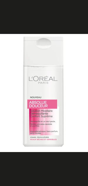 Gel&eacute;e micellaire absolue douceur de l'Or&eacute;al Paris