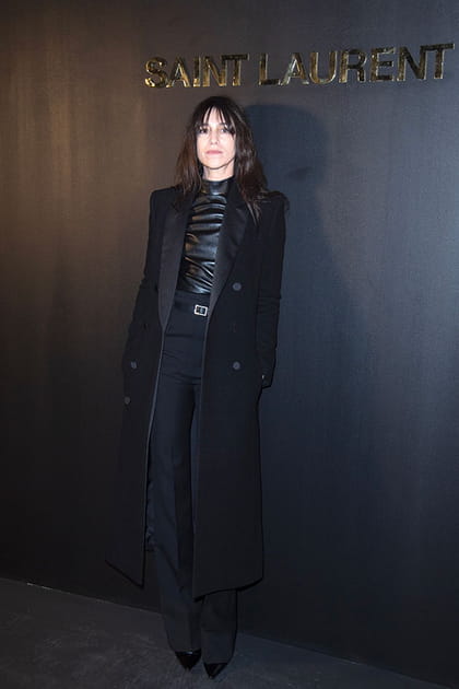 Charlotte Gainsbourg au défilé Saint Laurent