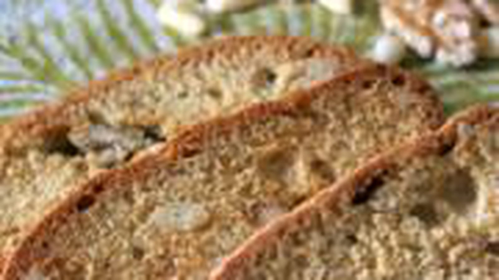 Biscotti au safran, miel, pignons et noix