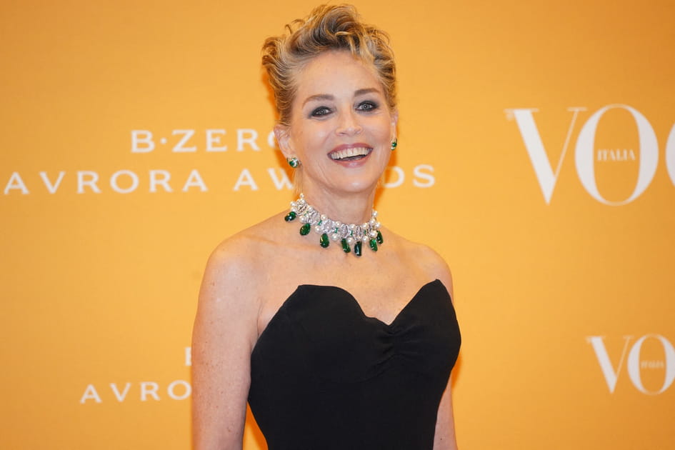 Les yeux charbonneux de Sharon Stone