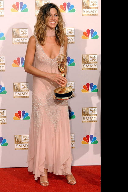 Avant&nbsp;: Jennifer Aniston en robe fluide en 2002