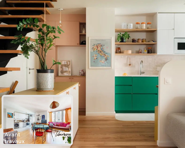 Avant-apr&egrave;s&nbsp;: gommer les d&eacute;fauts de cet appartement et le rendre beaucoup plus charmant