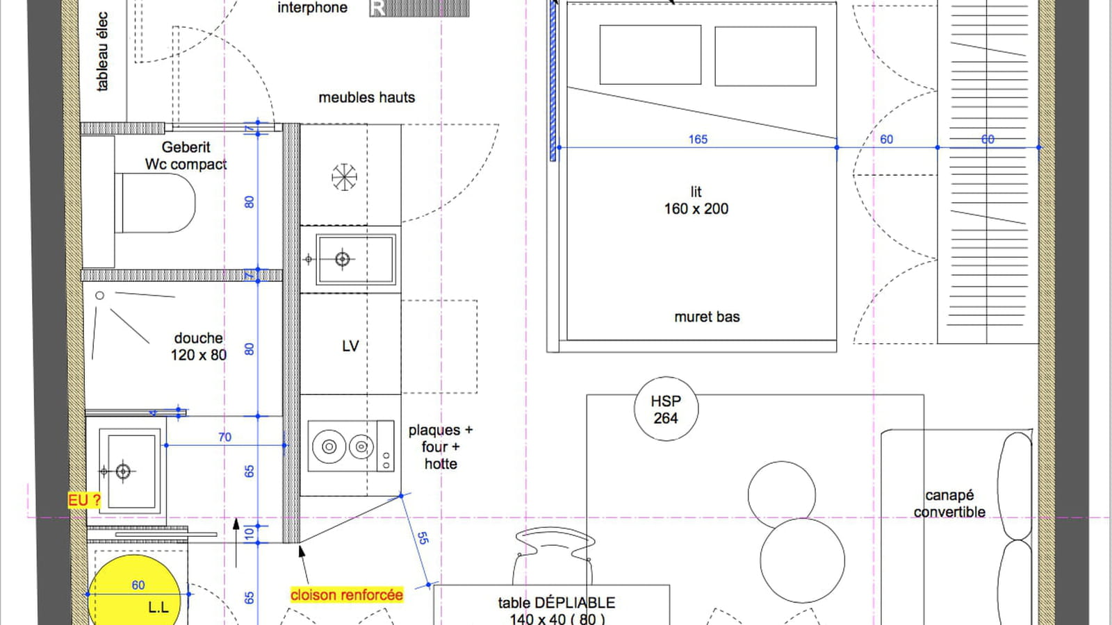 Plan après travaux