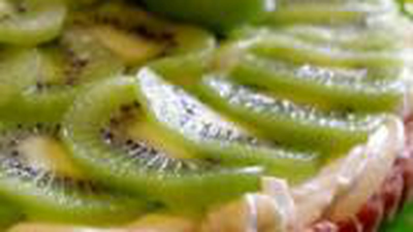 Tarte fine et light aux kiwis