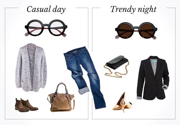 Casual day VS trendy night