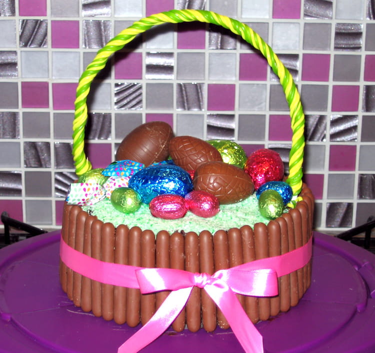 Recette de Gâteau de Pâques chocolatnoix de coco