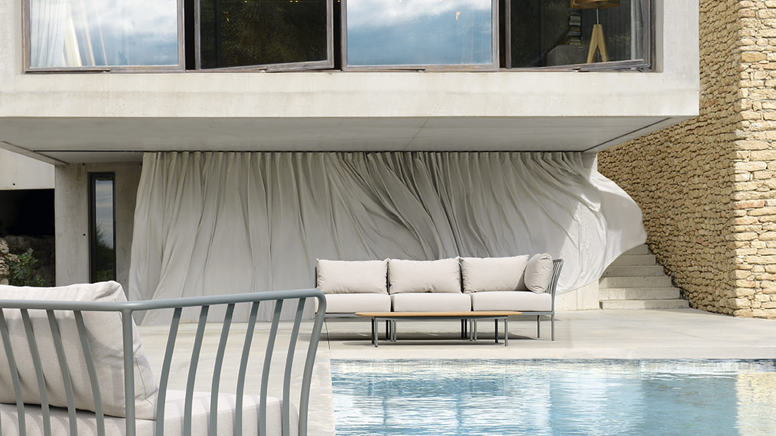 Salon de jardin Constance Guisset Studio pour Tectona