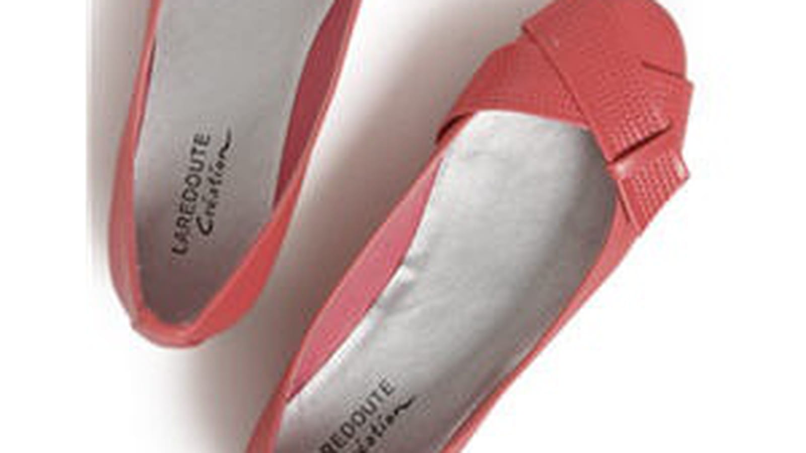 Ballerines corail de La Redoute