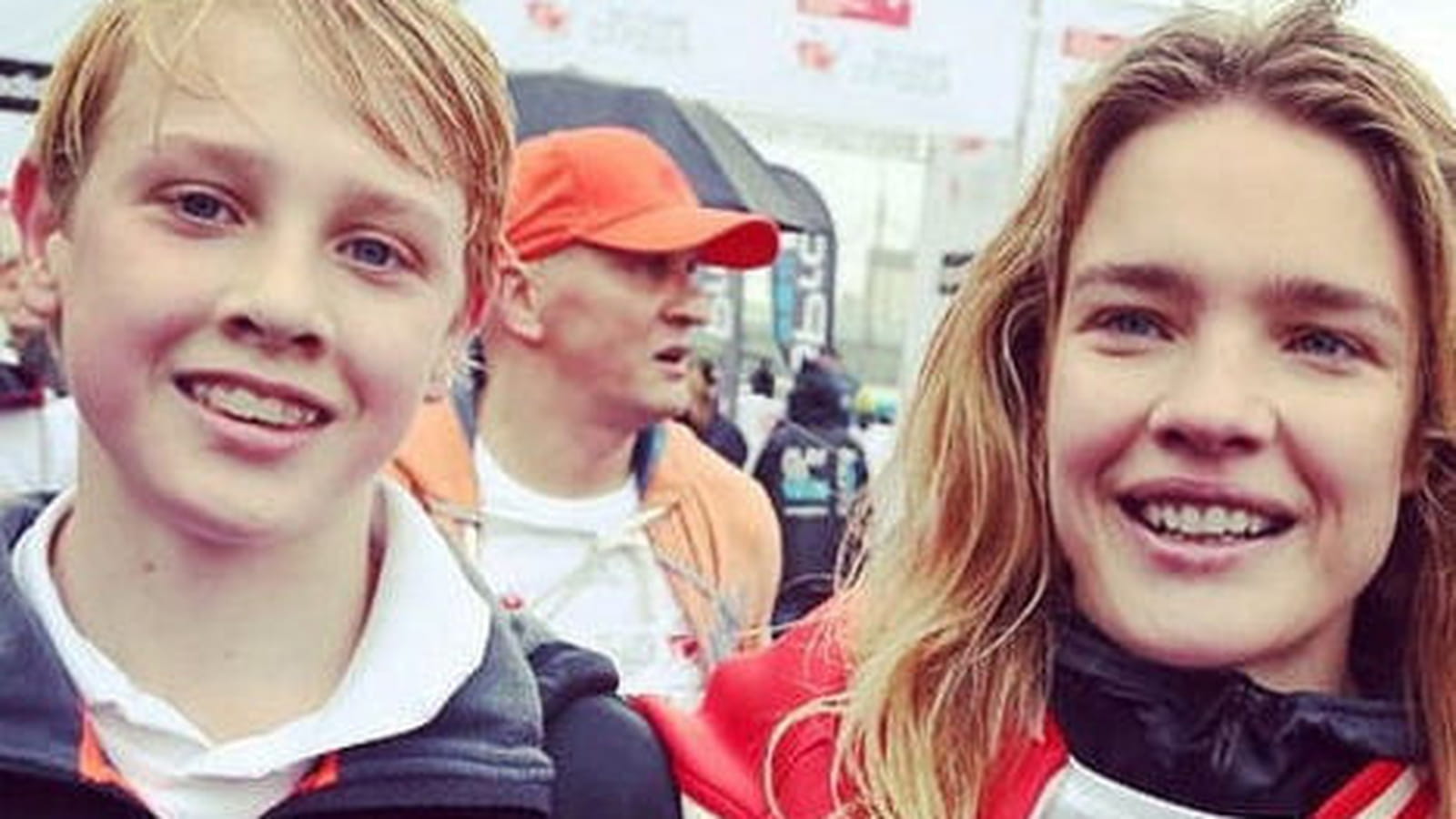 Natalia Vodianova et son fils Lucas