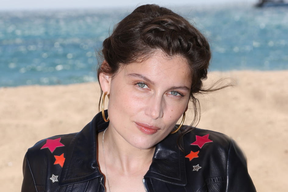 Laetitia Casta, raffin&eacute;e avec sa tresse couronne