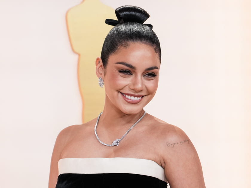 Vanessa Hudgens, pimpante avec son chignon de geisha