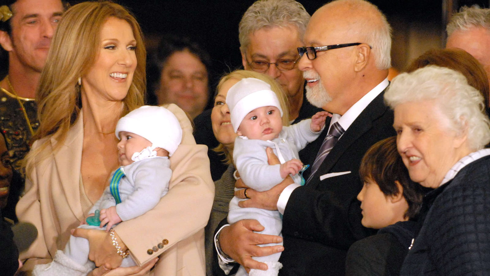 Céline Dion, René Angélil et Thérèse Dion