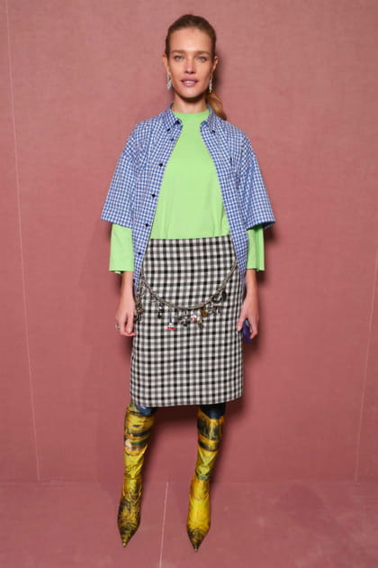 Natalia Vodianova au show Berluti