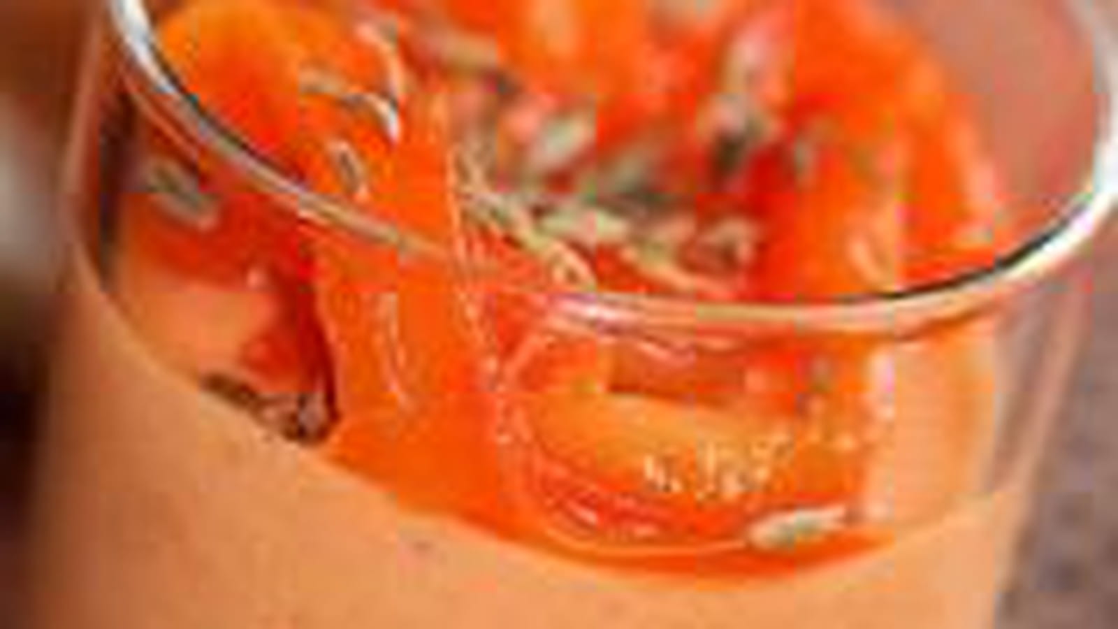 Mousse de poivrons rouges à la ricotta