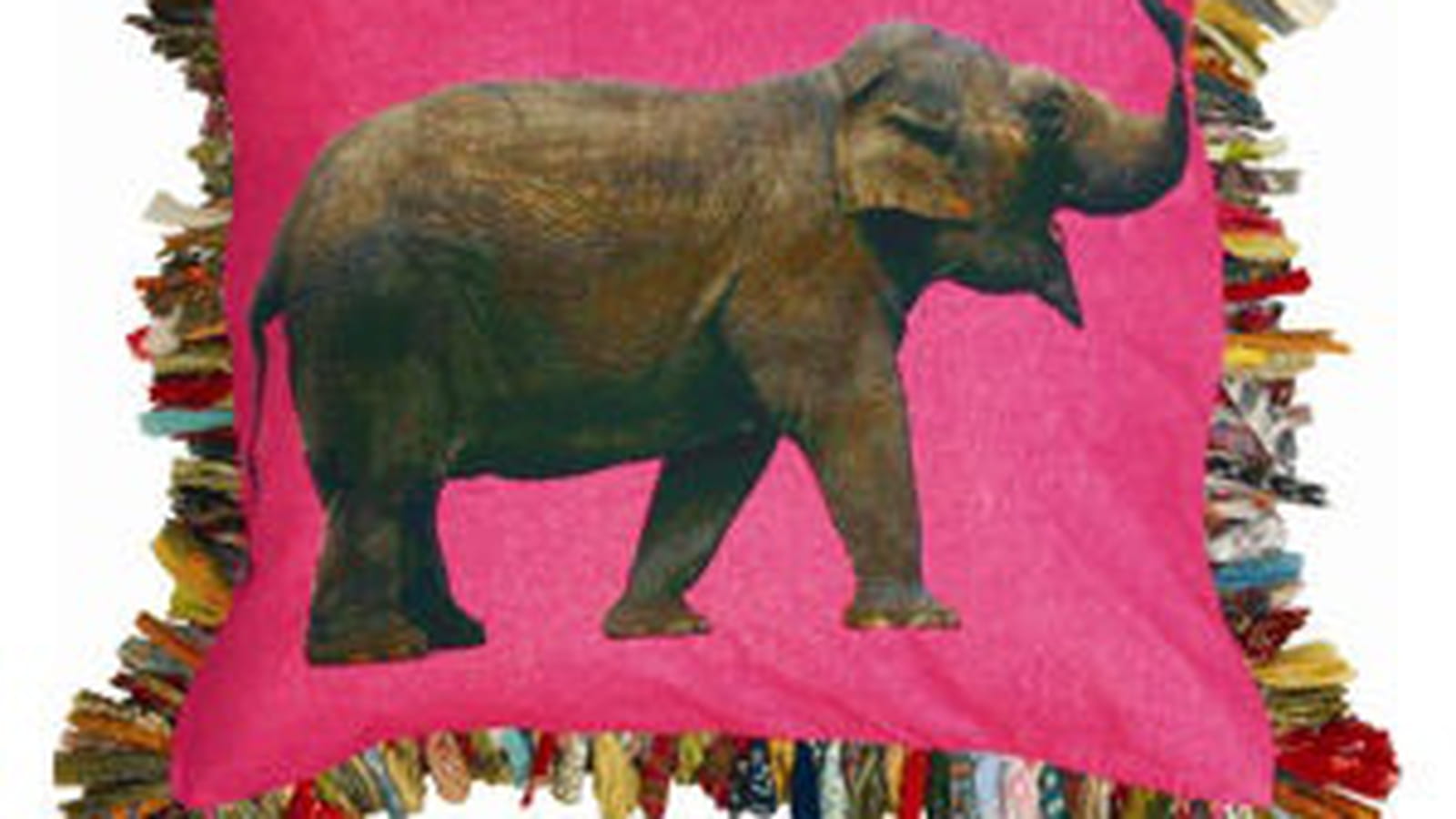 Coussin "Eléphant" de La Fiancée du Mékong