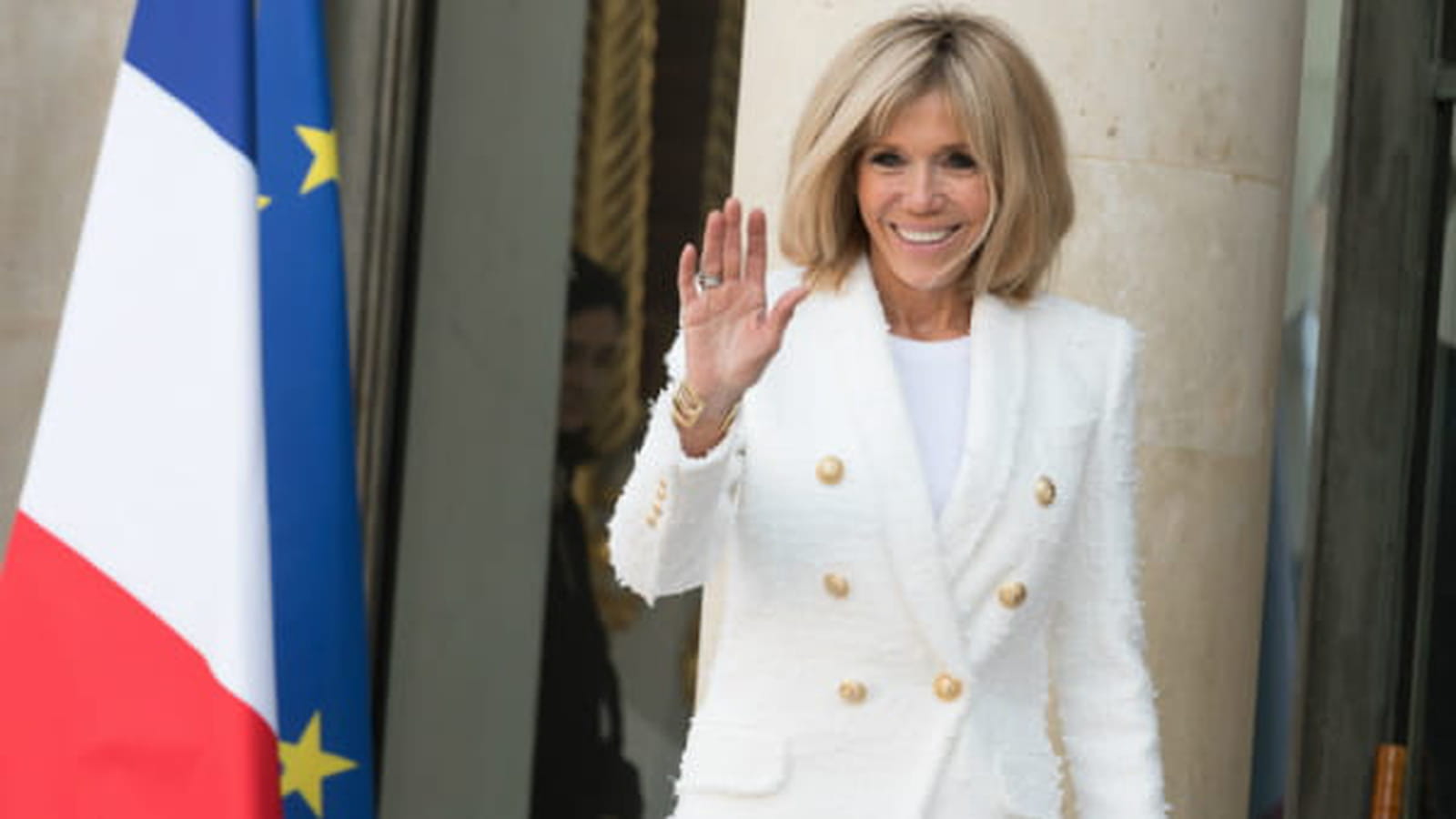 Brigitte Macron le 21 février 2018