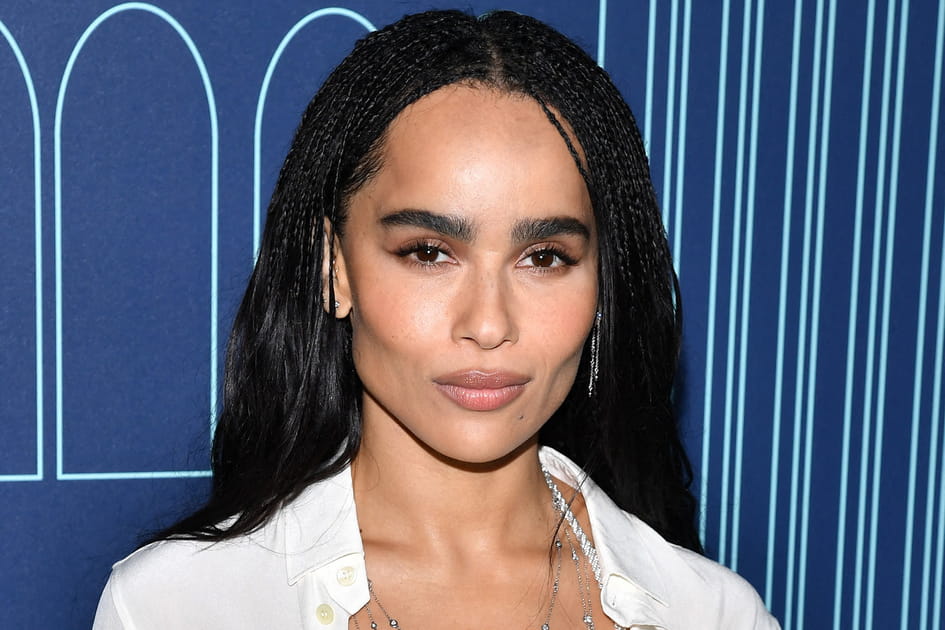 Zo&euml; Kravitz est hypnotisante en brune