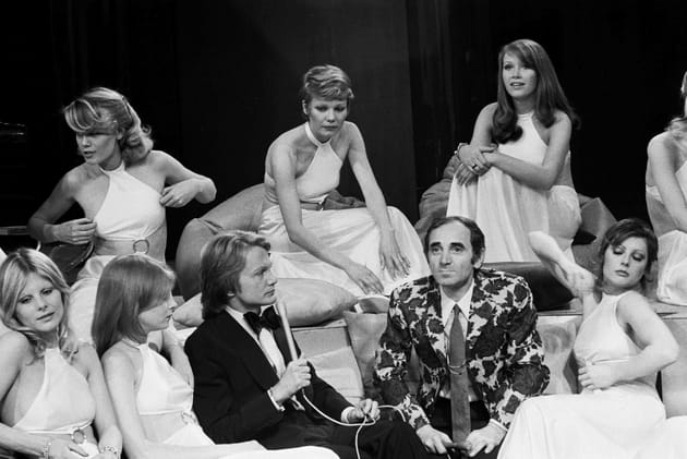 Claude Fran&ccedil;ois et Charles Aznavour &eacute;taient bien entour&eacute;s