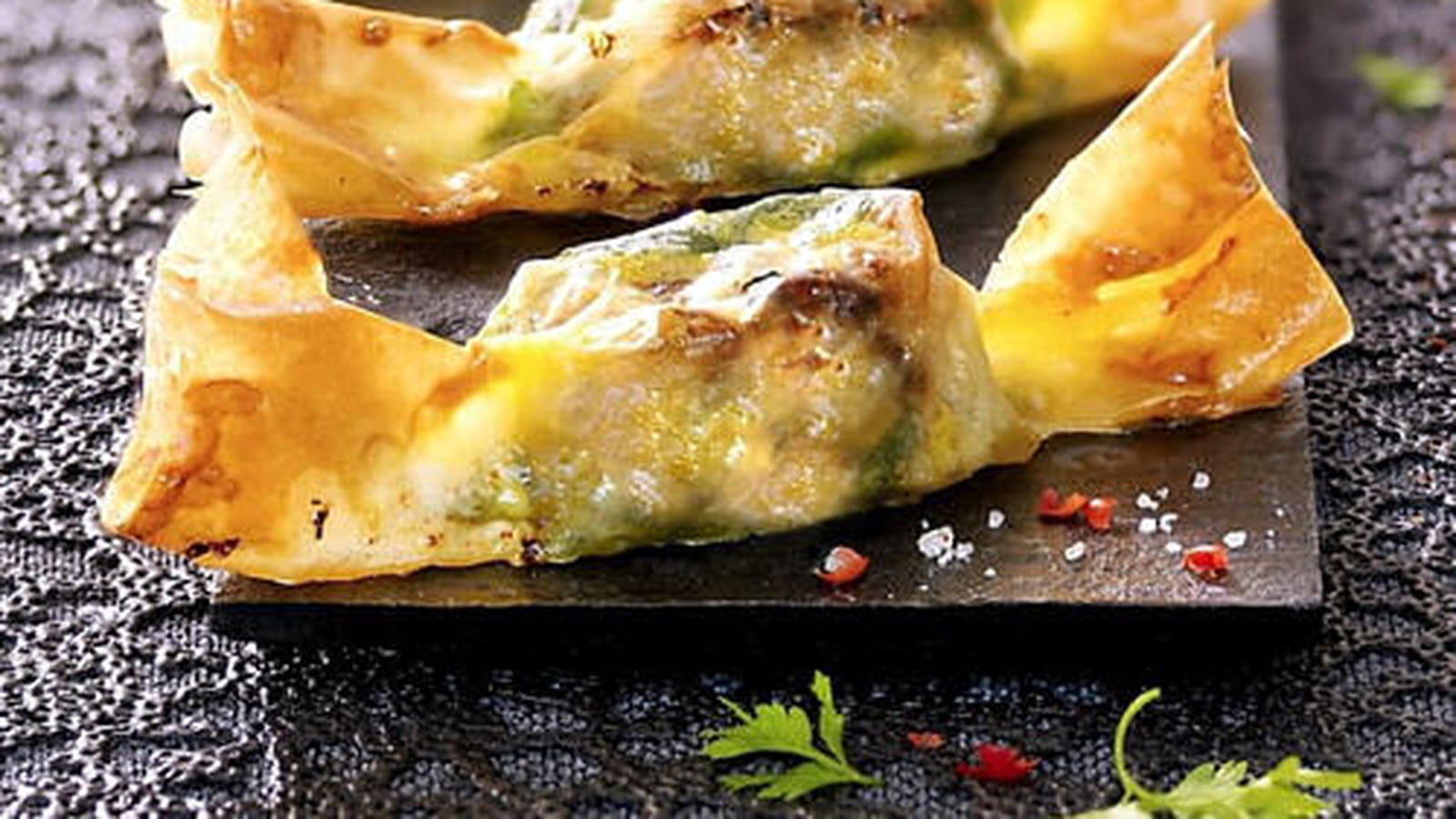 Bonbon de foie gras au persil