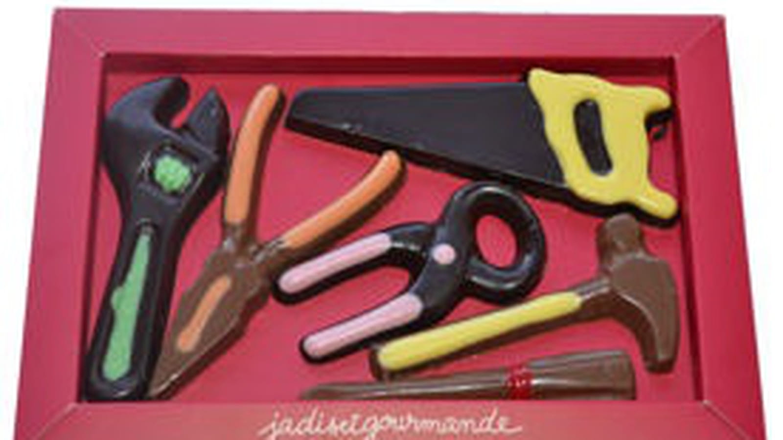 Boîte à outils en chocolat de Jadis et Gourmande