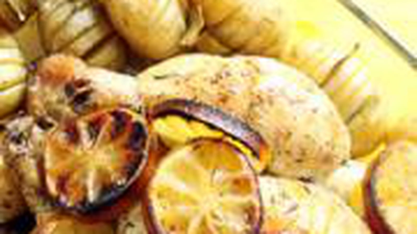 Poulet rôti aux citrons et au thym