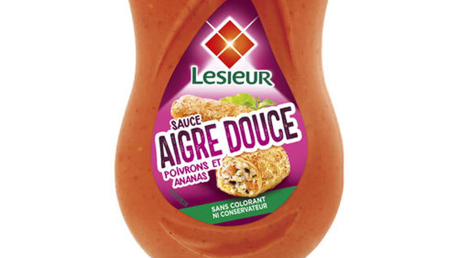 Sauce aigre douce aux poivrons et à l'ananas de Lesieur