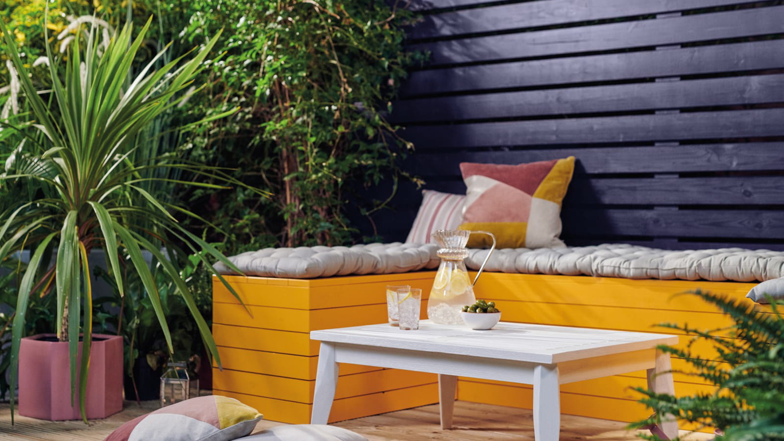 Banquette jaune