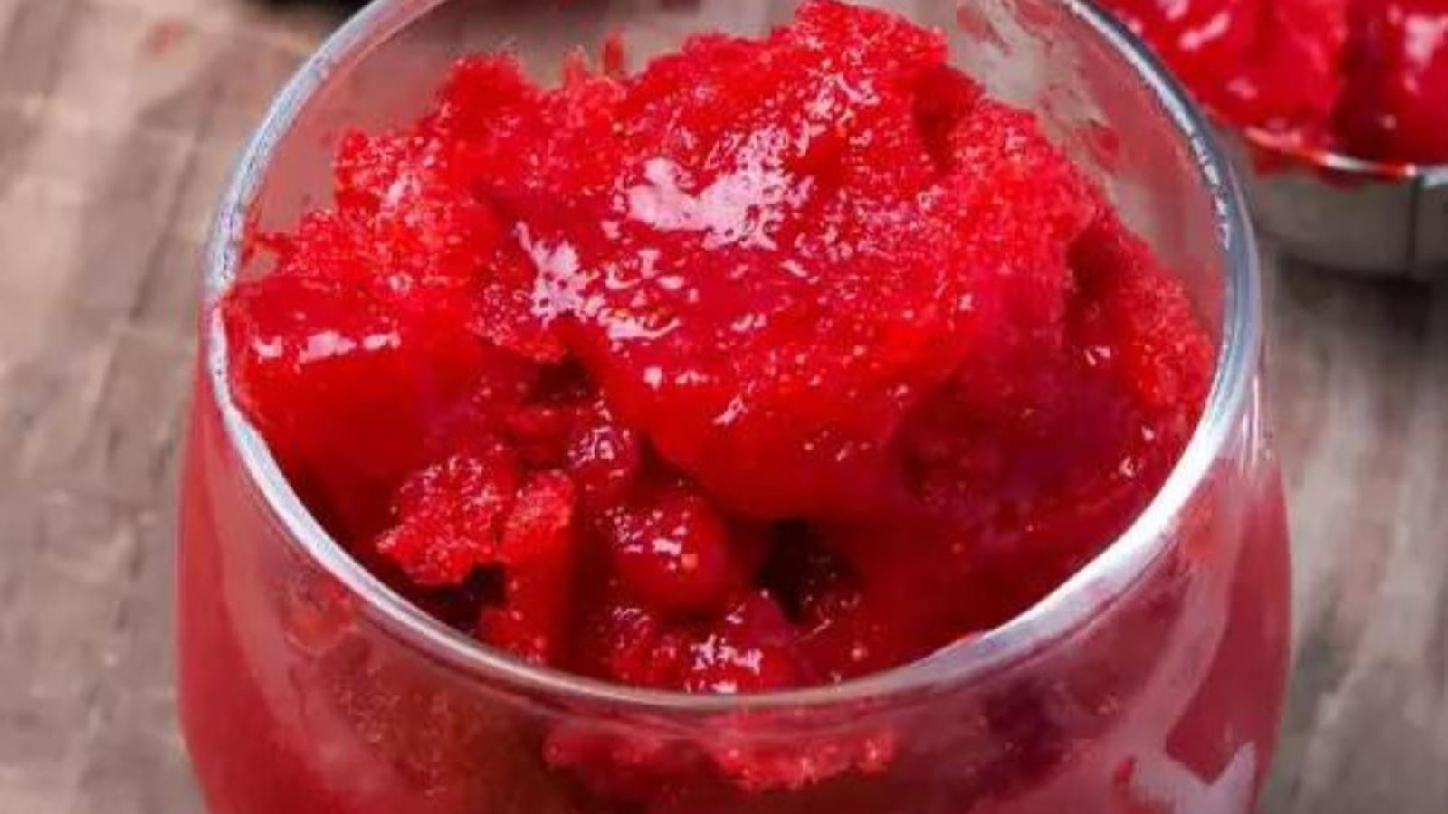 Sorbet fraise au Thermomix