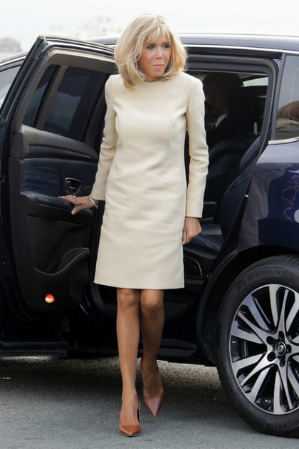 TOP&nbsp;: Brigitte Macron en robe &eacute;pur&eacute;e