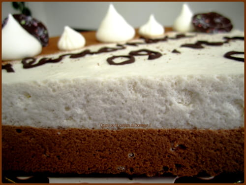 Bavarois chocolat coco
