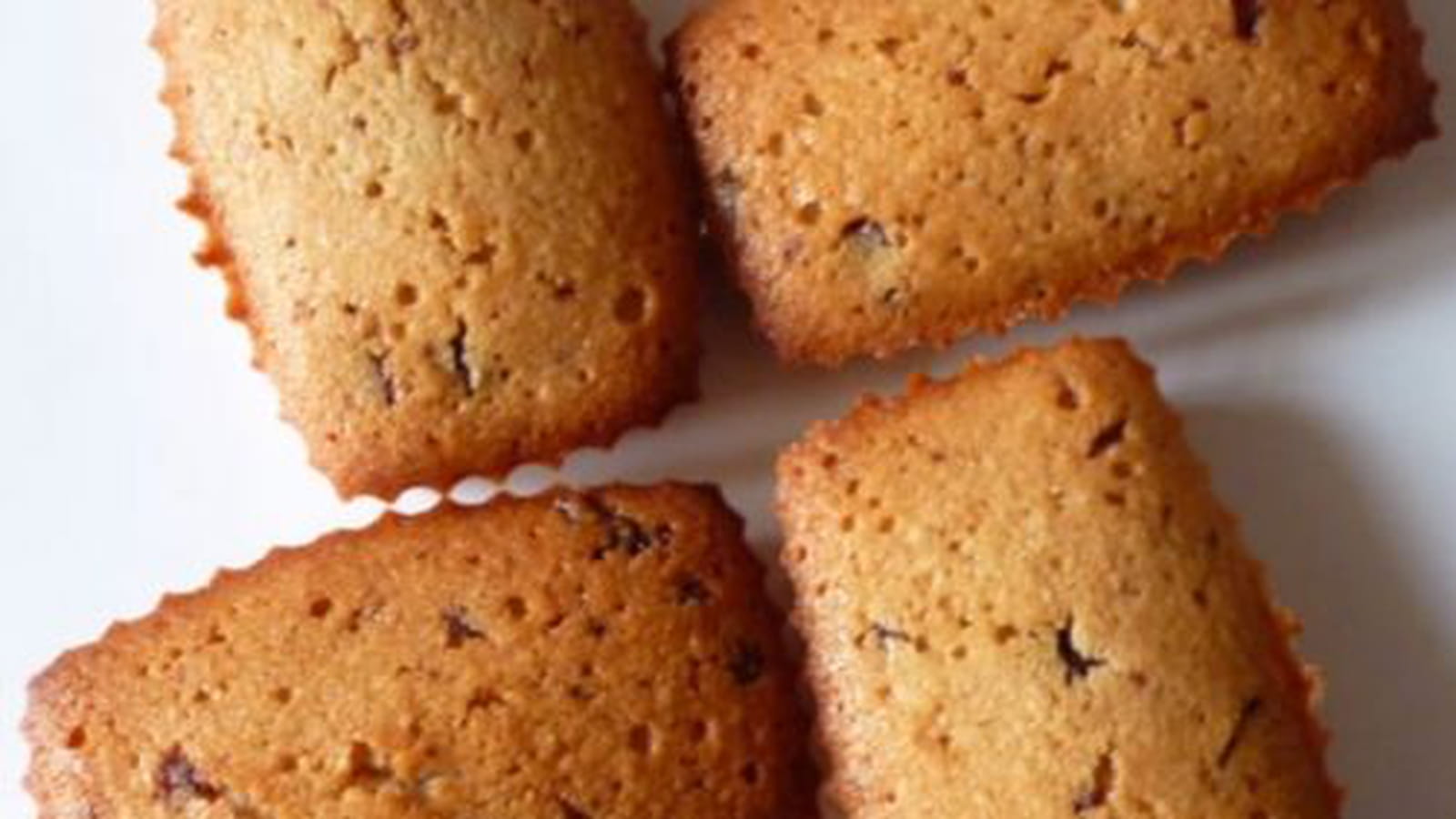 Financiers à la farine de châtaigne