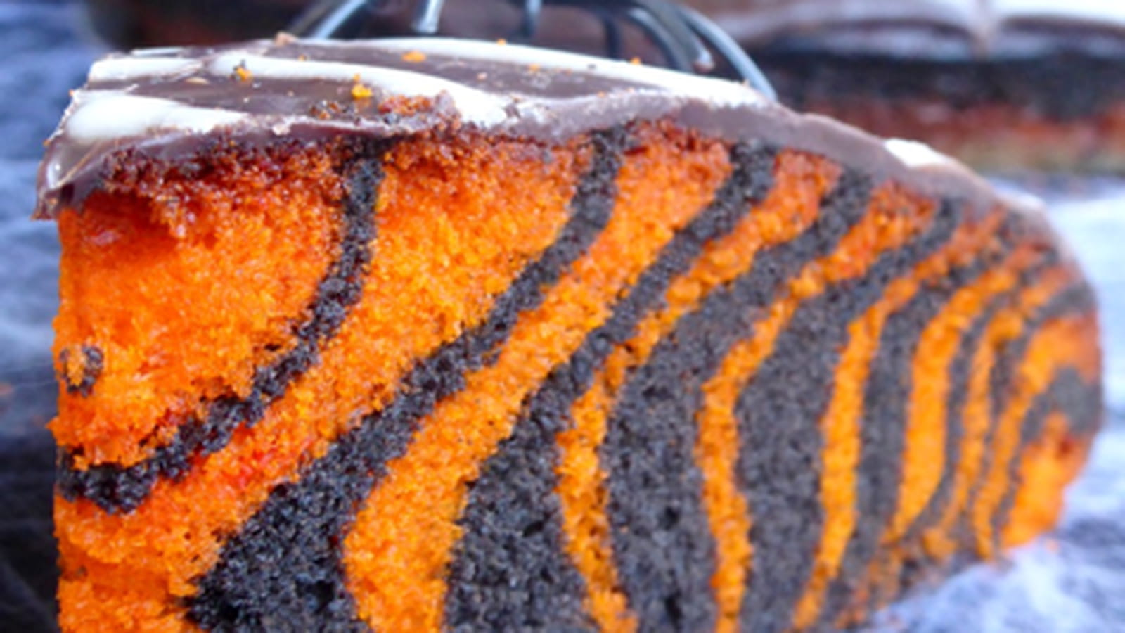 Zebra cake d'Halloween