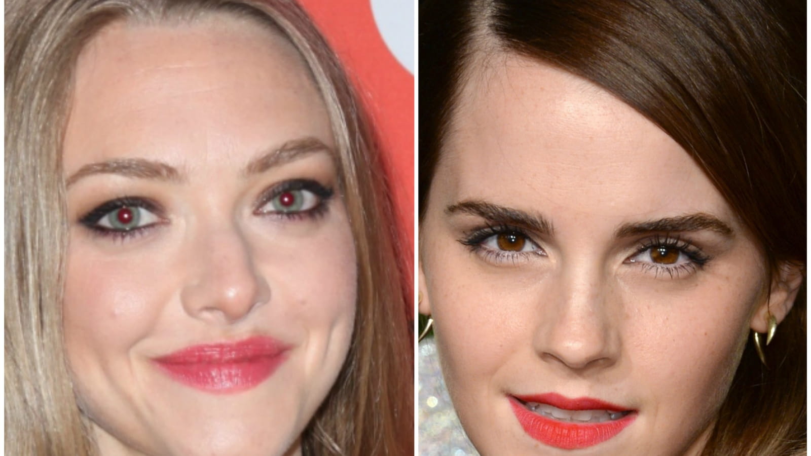 Amanda Seyfried et Emma Watson