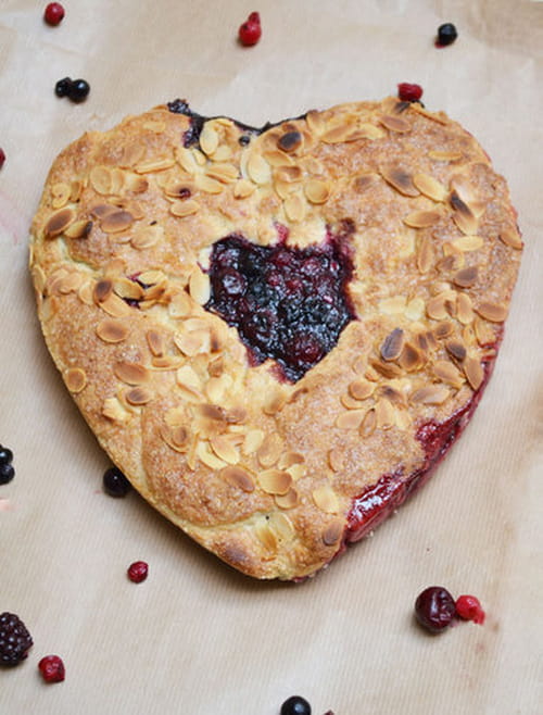 Tarte rustique aux fruits rouges
