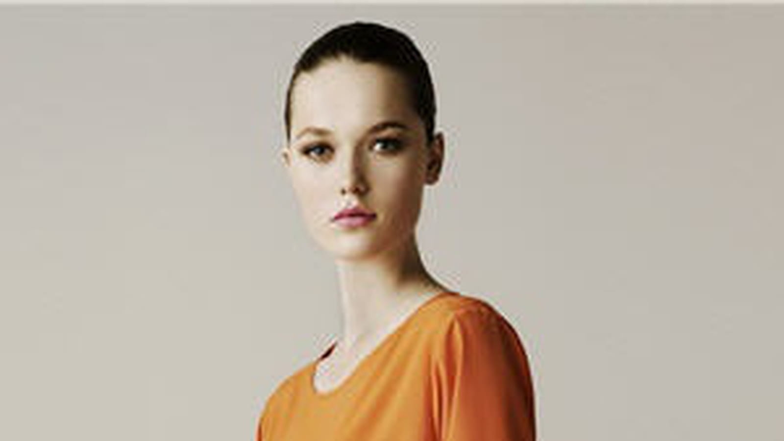 Blouse orange de Zara
