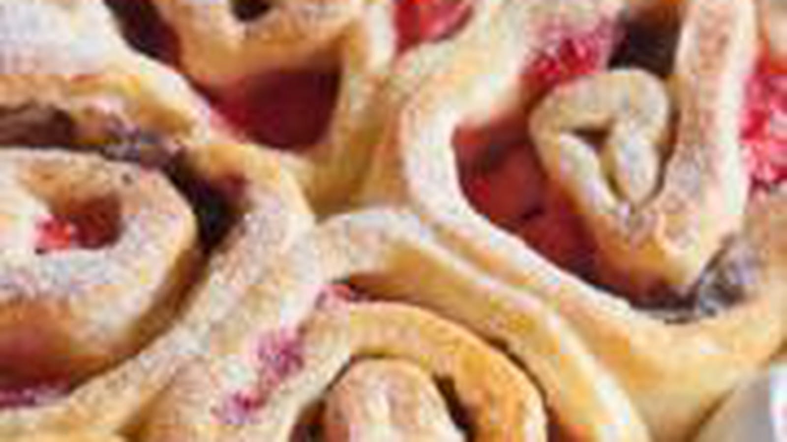 Brioches fraises et chocolat