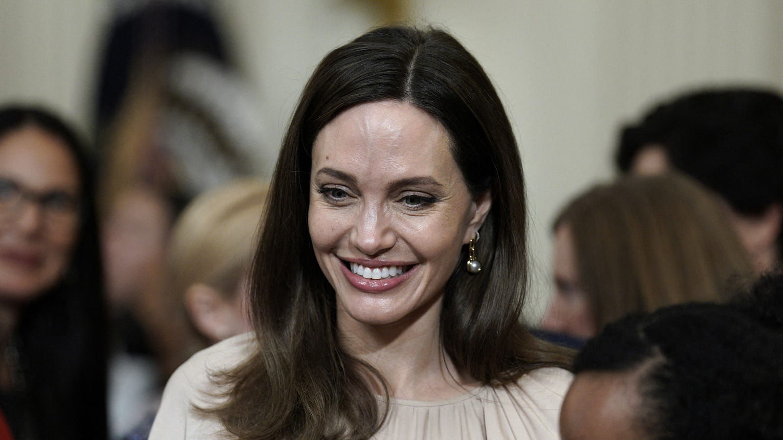 Angelina Jolie, cheveux bruns