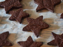 Sapin de Noël en sablés chocolat orange : Etape 3