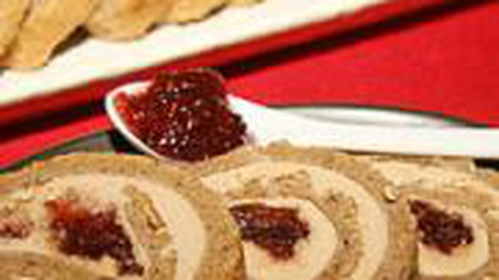 Pain d'épices roulé au foie gras