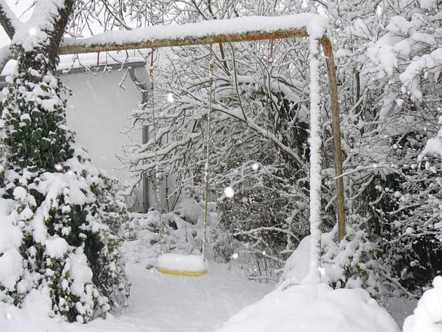 Une &egrave;re de jeu sous la neige