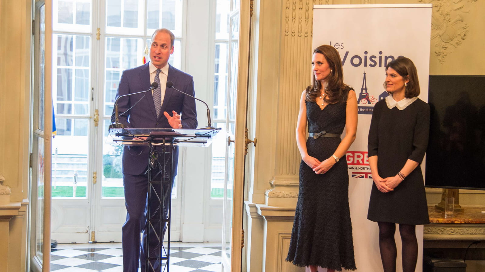 Discours chez l'ambassadeur britannique