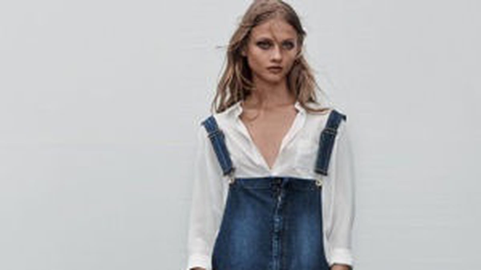 Salopette denim foncé de Mango