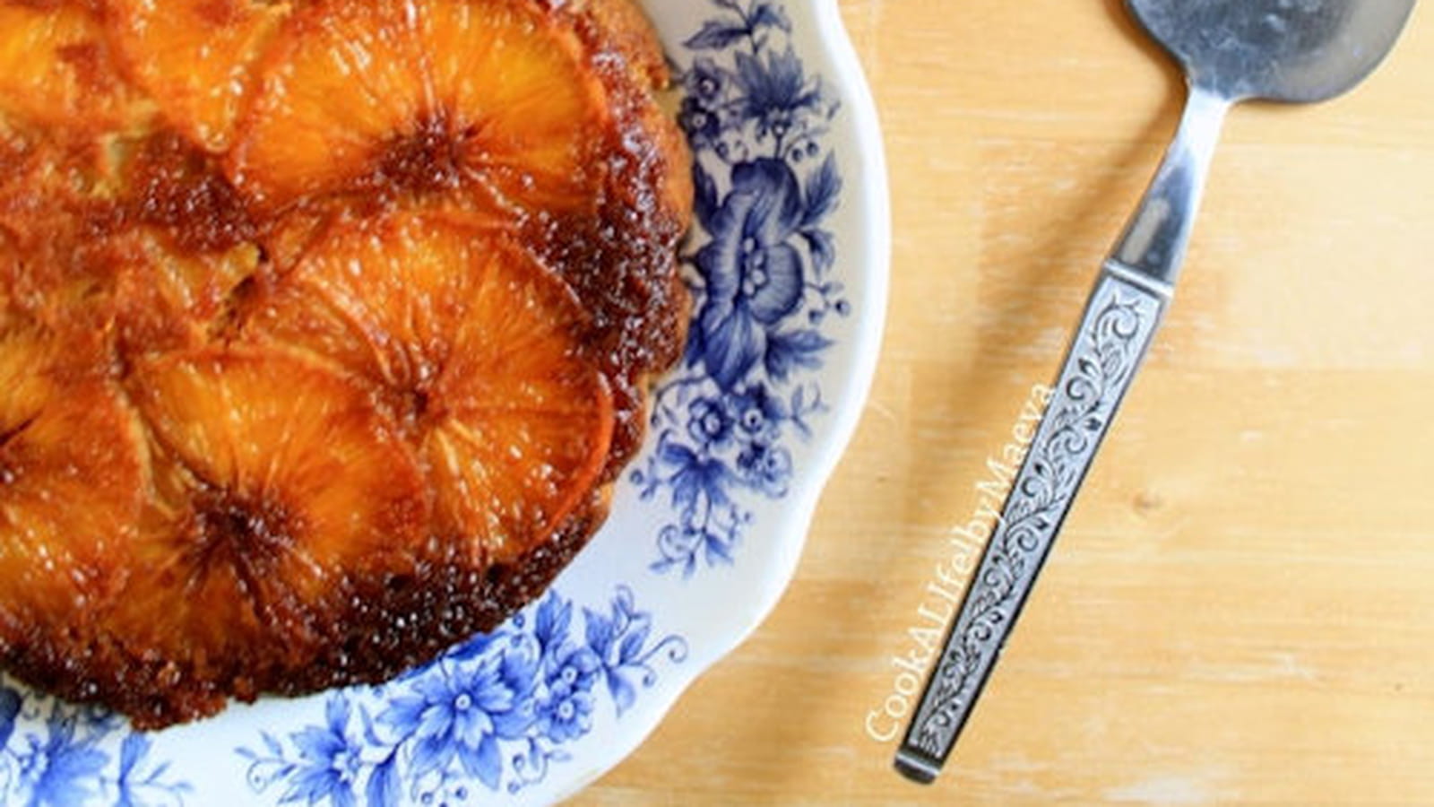 Gâteau renversé orange et potiron