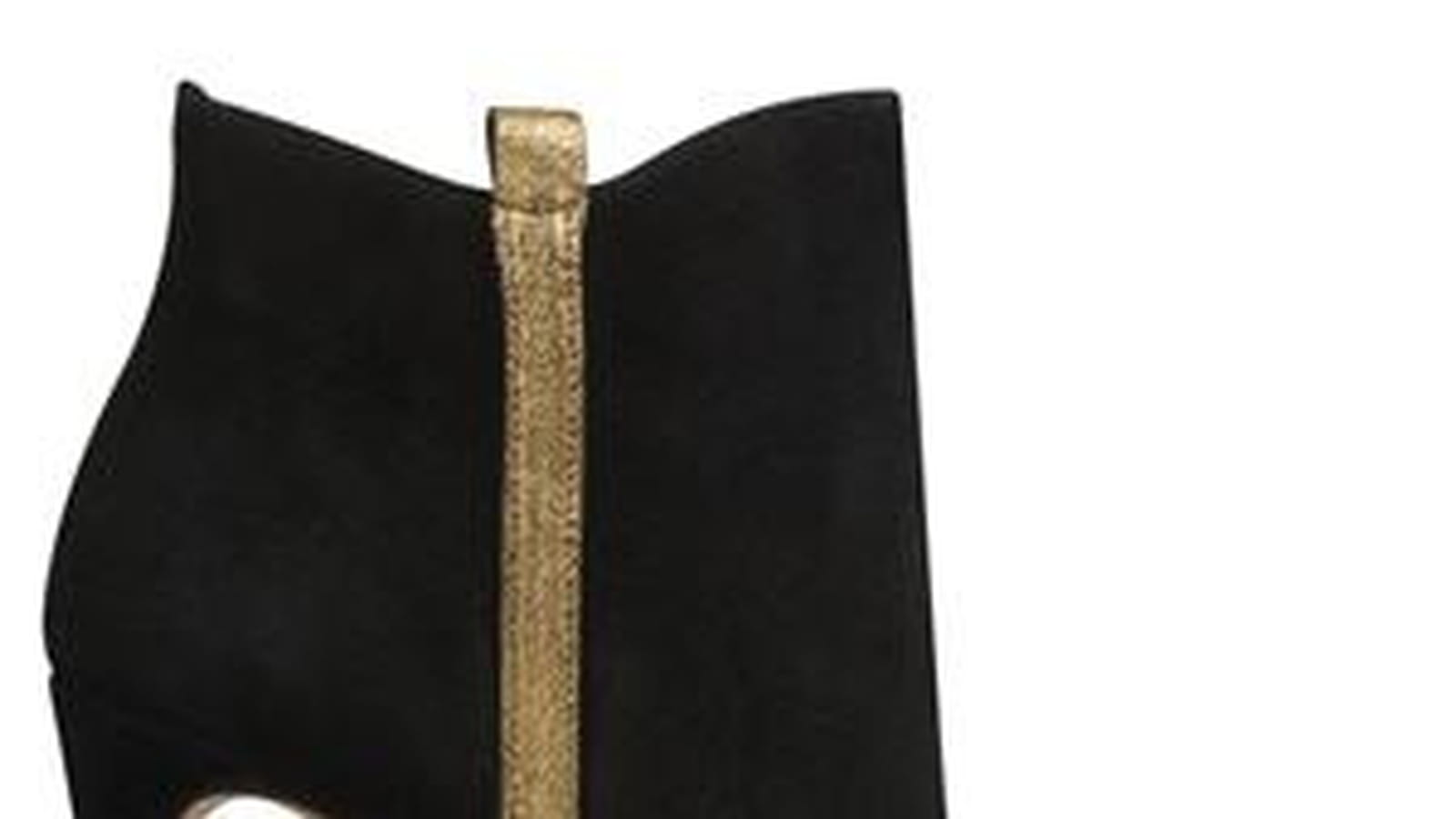 Bottines noires et or de San Marina